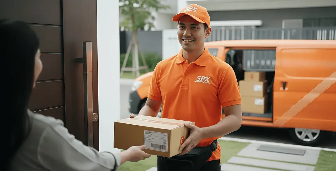 Parcel UAI Therapy diserahkan kepada pihak kurier