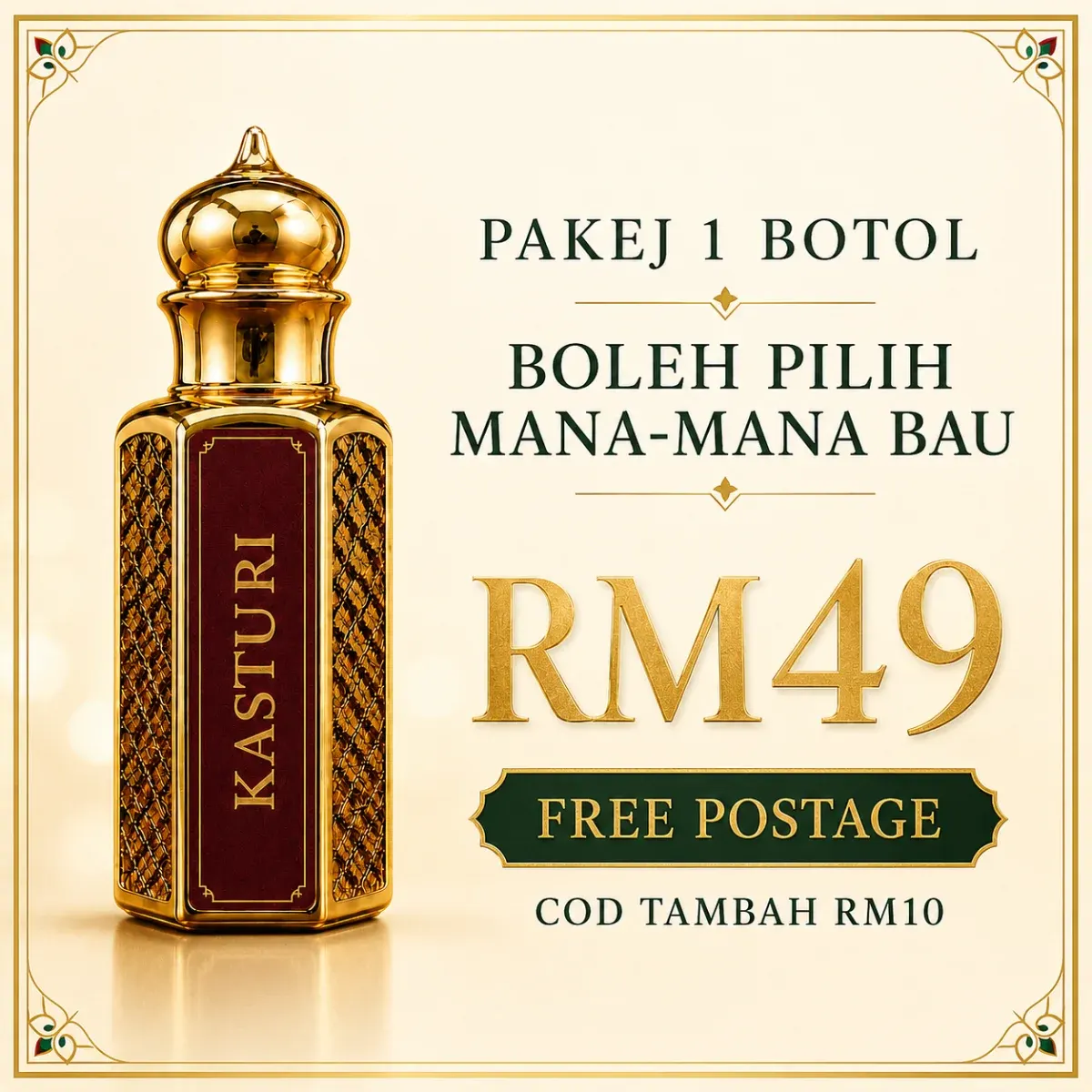 Poster pakej 1 botol UAI Therapy