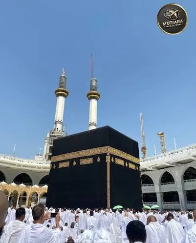 Pemandangan Kaabah yang tenang
